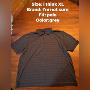 Nautica Gray Polo Shirt